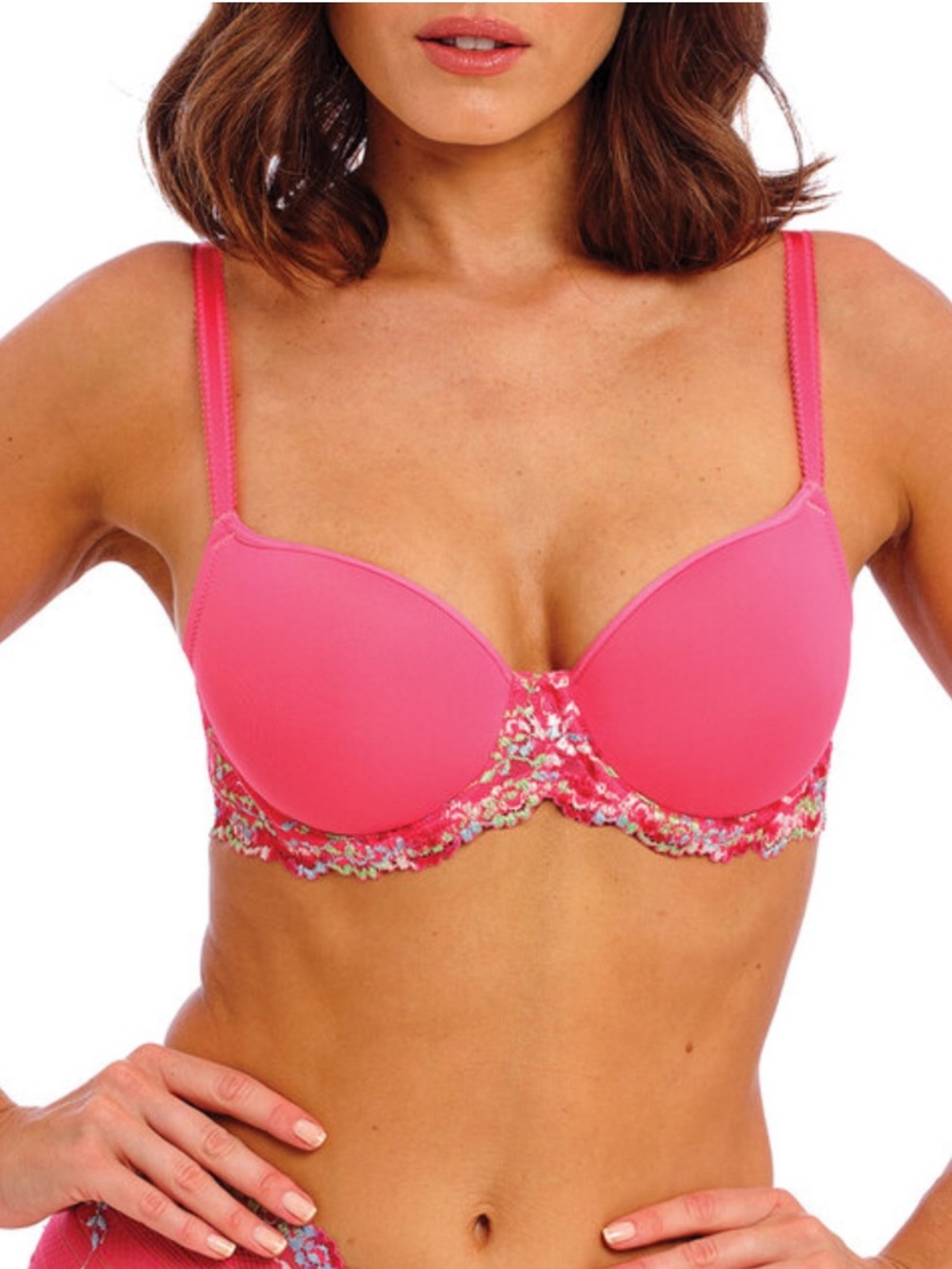 Wacoal EMBRACE LACE T-Shirt Bra
Hot Pink/multi